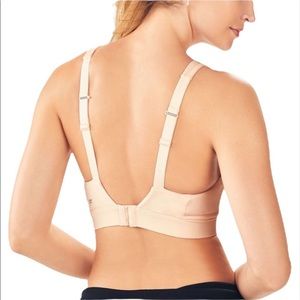 FABLETICS All Day Every Day Peach Light Ballet Pink Adjustable Sports Bra Small
